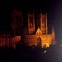Lincoln Cathedral lit up at night